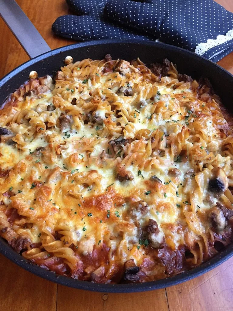 1. Bolognese Pasta Bake